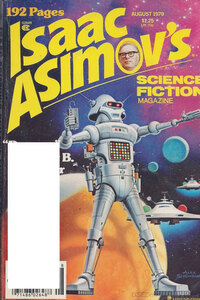 Isaac Asimov magazine cover appearance Asimov's Science Fiction August 1979