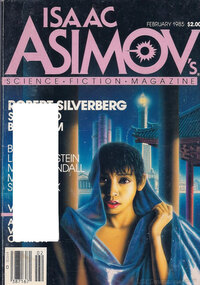 Isaac Asimov magazine cover appearance Asimov's Science Fiction February 1985