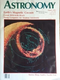 Astronomy August 1983 magazine back issue cover image