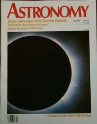 Astronomy July 1990 magazine back issue cover image