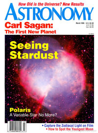 Astronomy March 1995 magazine back issue cover image