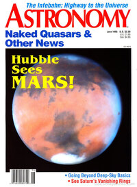 Astronomy June 1995 magazine back issue cover image
