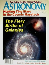 Astronomy September 1995 magazine back issue cover image