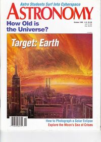 Astronomy October 1995 magazine back issue cover image