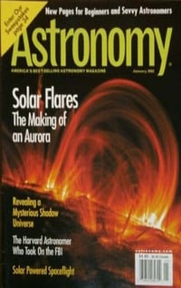 Astronomy January 2002 magazine back issue cover image