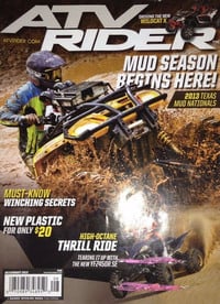 ATV Rider July/August 2013 magazine back issue