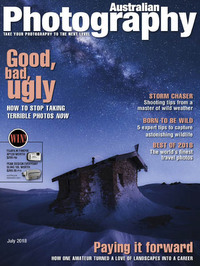 Australian Photography July 2018 magazine back issue cover image