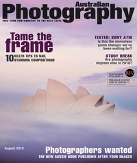 Australian Photography August 2018 magazine back issue cover image