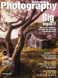 Australian Photography September 2018 magazine back issue cover image