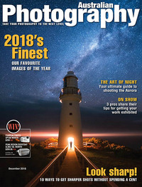 Australian Photography December 2018 magazine back issue cover image