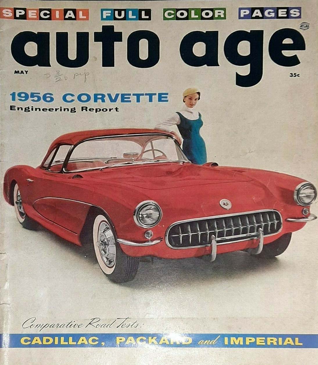 Auto Age May 1956 magazine back issue Auto Age magizine back copy Auto Age May 1956 Car Owners Complete Magazine Vintage Back Issue Published by Motorsport Publishing. Special Full Color Pages.