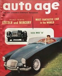 Auto Age February 1956 magazine back issue