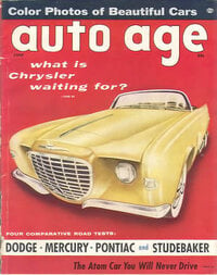 Auto Age June 1956 magazine back issue