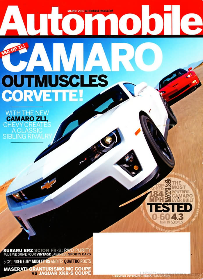 Automobile Mar 2012 magazine reviews