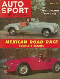 Auto Sport Review # 11, March 1953 magazine back issue