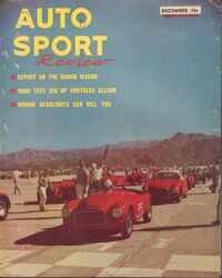 Auto Sport Review # 7, December 1953 magazine back issue