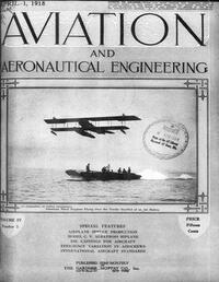 Aviation Week & Space Technology April 1918 magazine back issue cover image