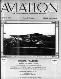 Aviation Week & Space Technology May 1924 magazine back issue cover image
