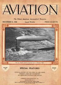 Aviation Week & Space Technology December 1926 magazine back issue cover image