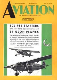 Aviation Week & Space Technology September 1931 Magazine Back Copies Magizines Mags