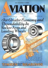 Aviation Week & Space Technology August 1932 magazine back issue cover image