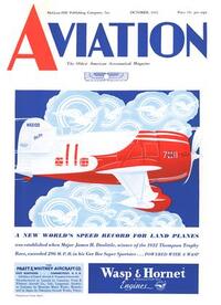 Aviation Week & Space Technology October 1932 magazine back issue cover image