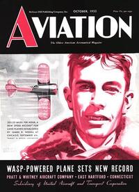 Aviation Week & Space Technology October 1933 magazine back issue cover image