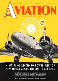 Aviation Week & Space Technology November 1934 Magazine Back Copies Magizines Mags