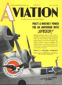 Aviation Week & Space Technology August 1935 magazine back issue cover image