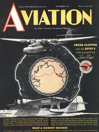 Aviation Week & Space Technology December 1935 magazine back issue cover image
