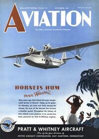 Aviation Week & Space Technology September 1938 Magazine Back Copies Magizines Mags