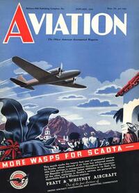 Aviation Week & Space Technology January 1939 magazine back issue cover image