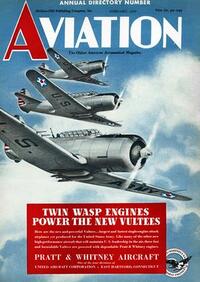 Aviation Week & Space Technology February 1939 magazine back issue cover image