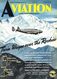 Aviation Week & Space Technology June 1940 magazine back issue cover image