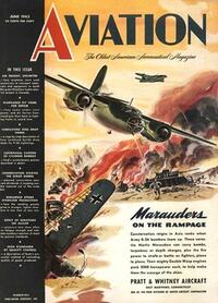 Aviation Week & Space Technology June 1943 magazine back issue cover image