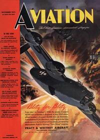 Aviation Week & Space Technology November 1943 magazine back issue cover image