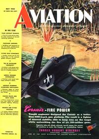Aviation Week & Space Technology May 1944 magazine back issue cover image