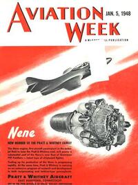 Aviation Week & Space Technology January 1948 Magazine Back Copies Magizines Mags