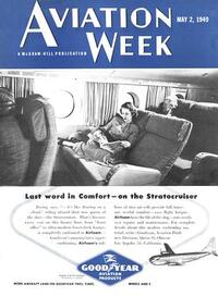 Aviation Week & Space Technology May 1949 magazine back issue cover image