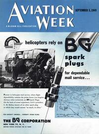 Aviation Week & Space Technology September 1949 magazine back issue cover image