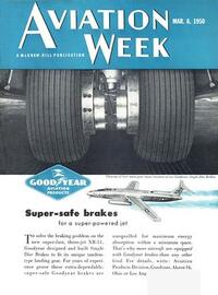 Aviation Week & Space Technology March 1950 Magazine Back Copies Magizines Mags