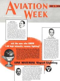 Aviation Week & Space Technology July 1950 Magazine Back Copies Magizines Mags