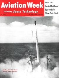 Aviation Week & Space Technology April 1959 Magazine Back Copies Magizines Mags