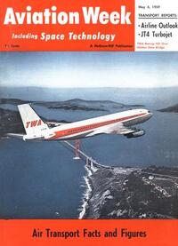 Aviation Week & Space Technology May 1959 Magazine Back Copies Magizines Mags