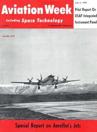 Aviation Week & Space Technology July 1959 Magazine Back Copies Magizines Mags