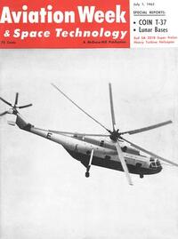 Aviation Week & Space Technology July 1963 Magazine Back Copies Magizines Mags