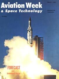 Aviation Week & Space Technology March 1966 magazine back issue cover image