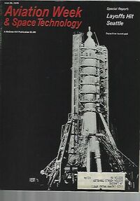 Aviation Week & Space Technology June 1970 magazine back issue cover image
