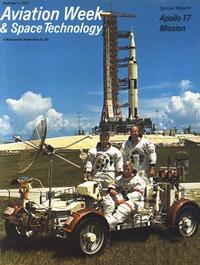 Aviation Week & Space Technology December 1972 magazine back issue cover image