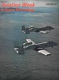 Aviation Week & Space Technology March 1977 magazine back issue cover image